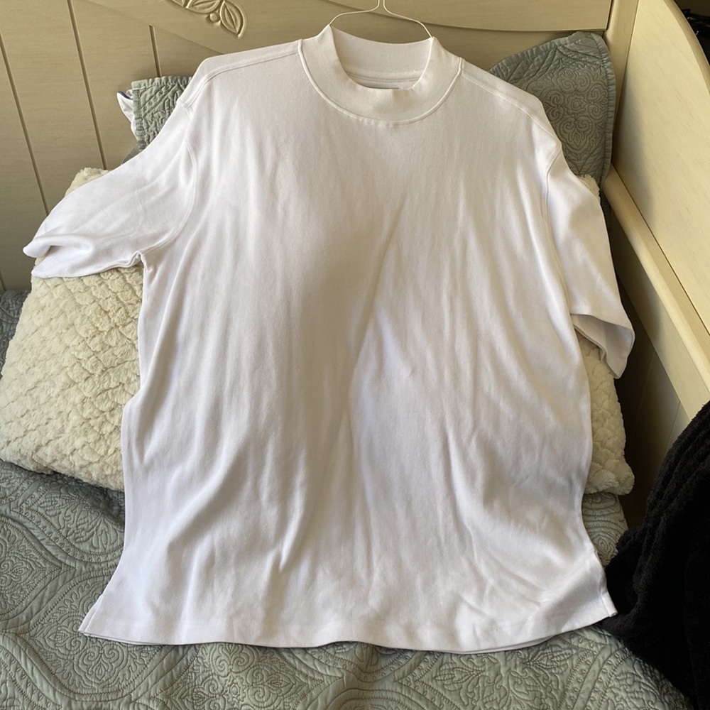 Good Life 100% Cotton Mens Mock Turtleneck Classic Timeless Ultra Soft Shirt